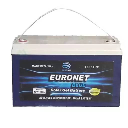 باتری یو پی اس 12 ولت 100 آمپر ساعت یورونت مدل (zhel blue – EU100-(2022